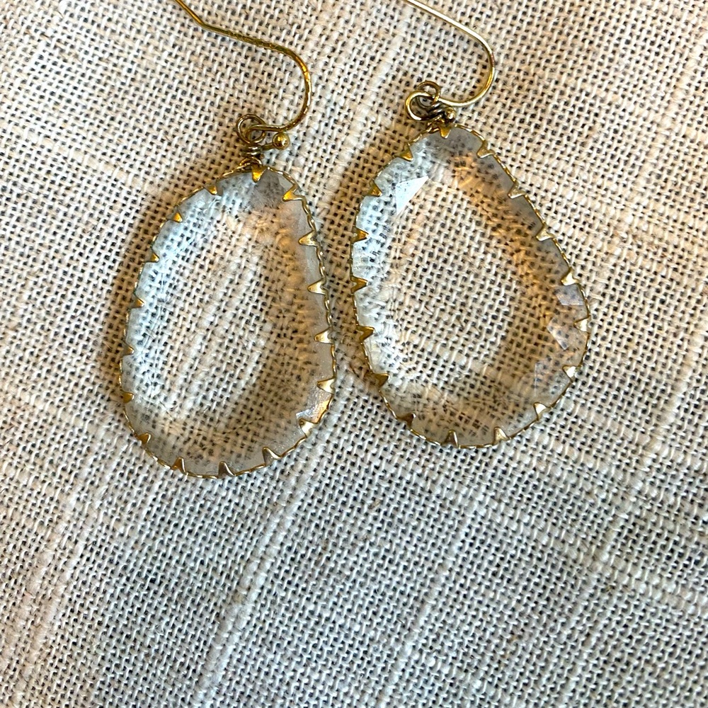 Crystal dangle earrings